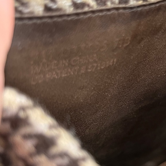 Cole Haan brown leather and houndstooth Nike Air boots size 7.5 - Picture 8 of 9